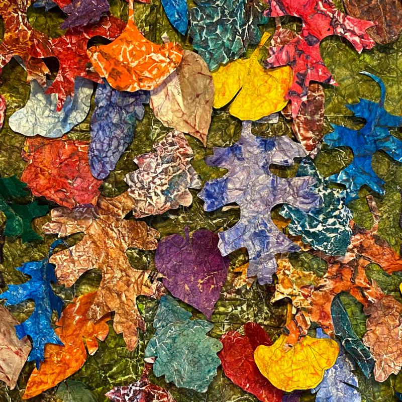 Karen  Ponischil - Polyethylene Forest: Leaf Litter