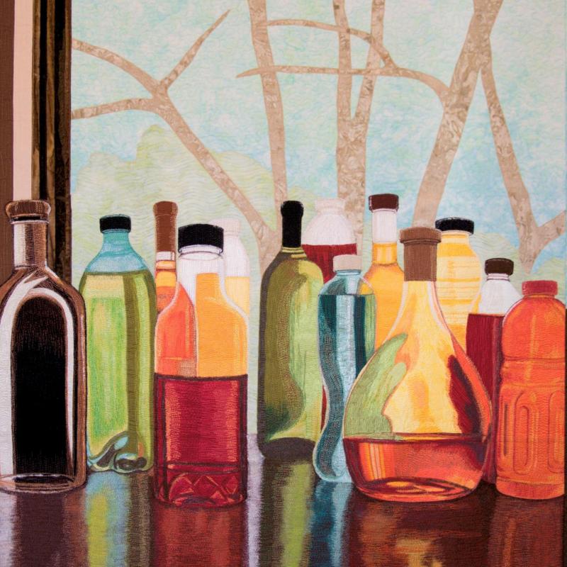 Sara Sharp - Turning Bottles Into "Stained Glass"
