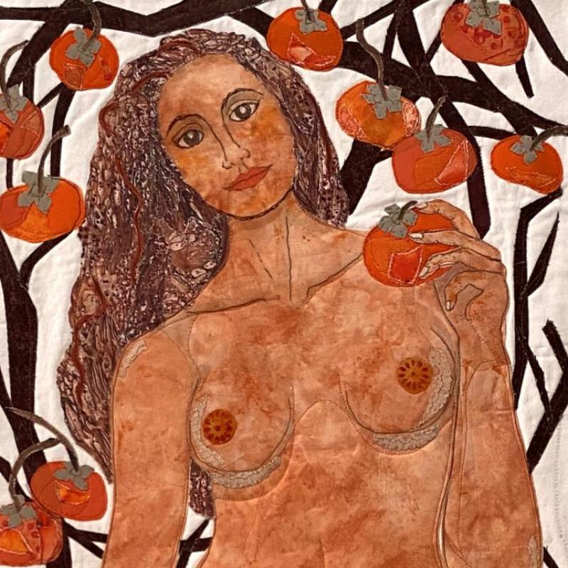  Adriane  Dedic - Eve In The Garden Of Persimmons In Winter