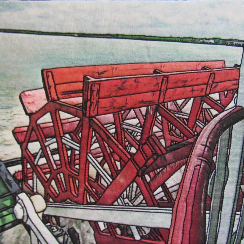  Judith  Steinlage Ahlborn - Paddlewheel of the Natchez
