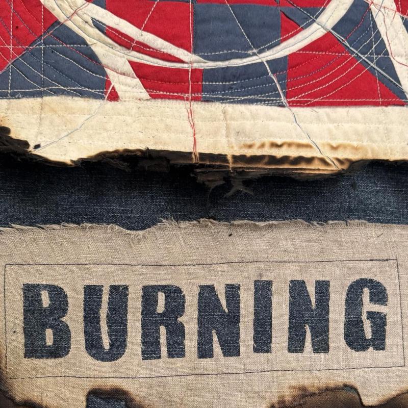 Beverly  Tiemann - Democracy Burning