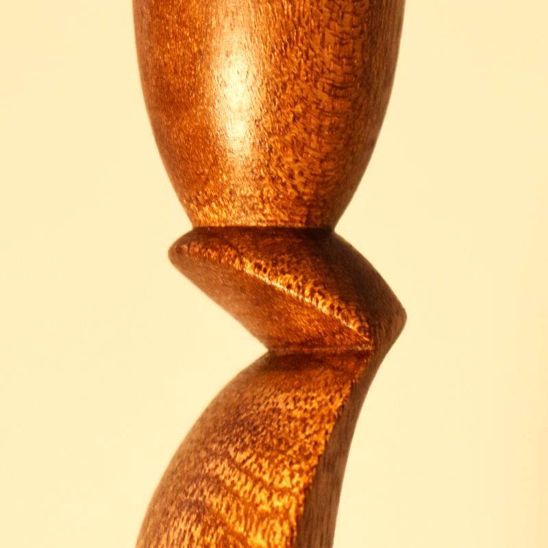  Eli  Finkelstein - Multi-Axis Mahogany Candlesticks