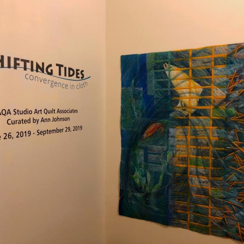 Shifting Tides Exhibit Pacific Northwest Quilts and Fibre Arts Museum