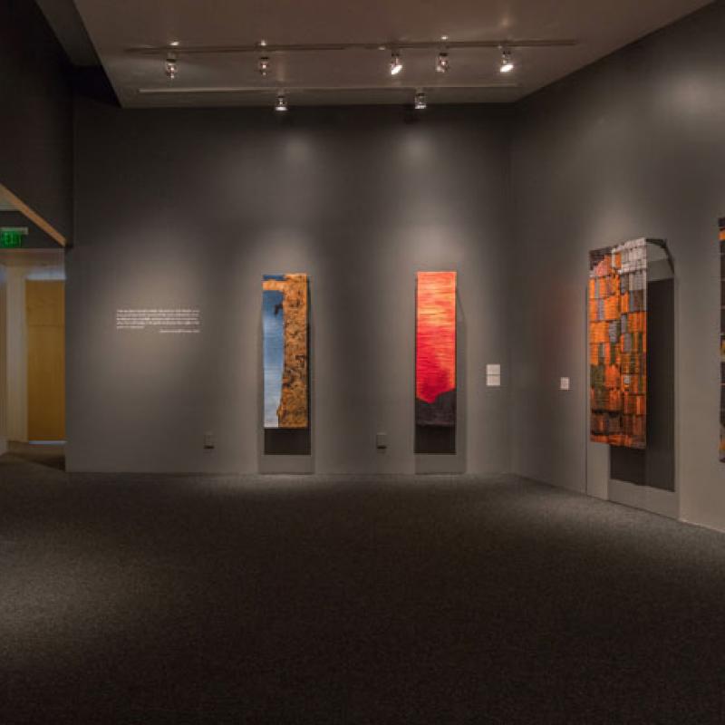 The Contact: Quilts of the Sierra Nevada at the Bellevue Arts Museum, Bellevue, WA 2017 