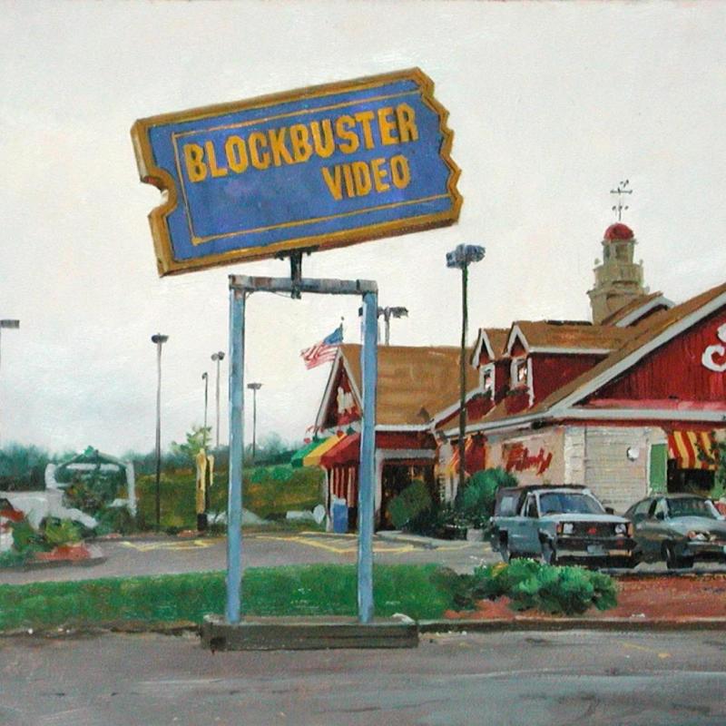 Blockbuster, 10 x 18 inches, oil
