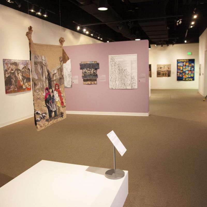 On Display at Ruth Funk Center for Textile Arts (Credit: Blueprint Productions)