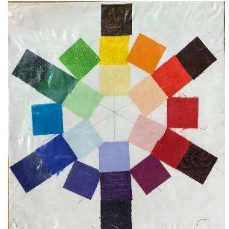 Figure 1: Fabric color wheel (3 value steps)