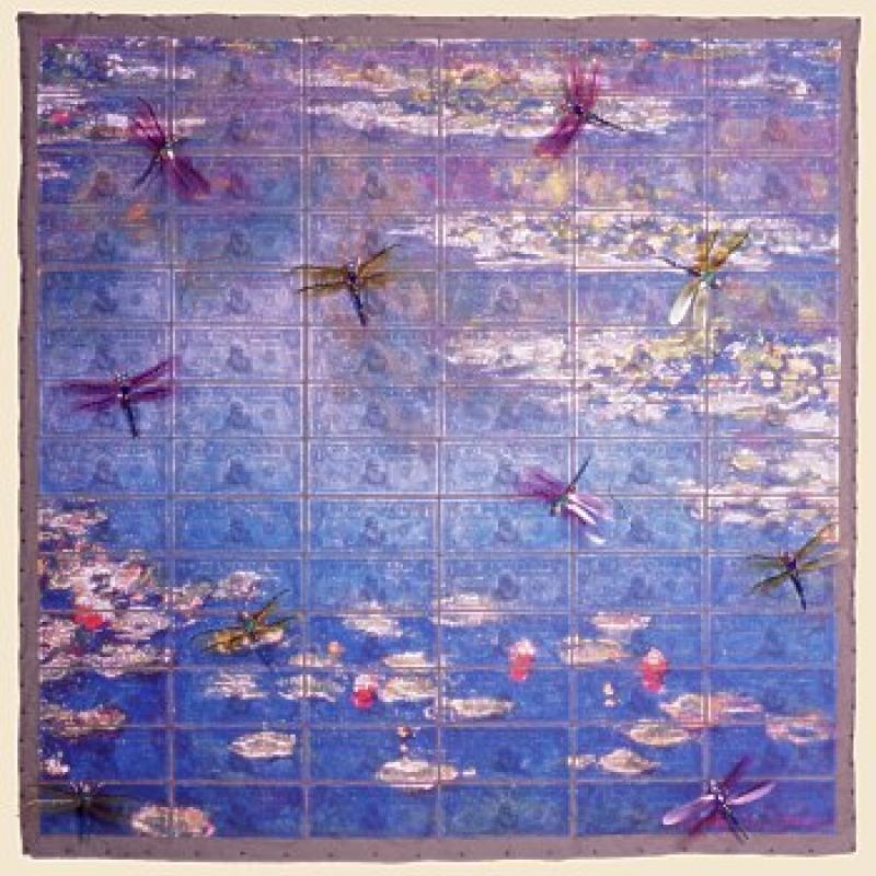 Monet over Money (47 x 48 inches) - John w. Lefelhocz