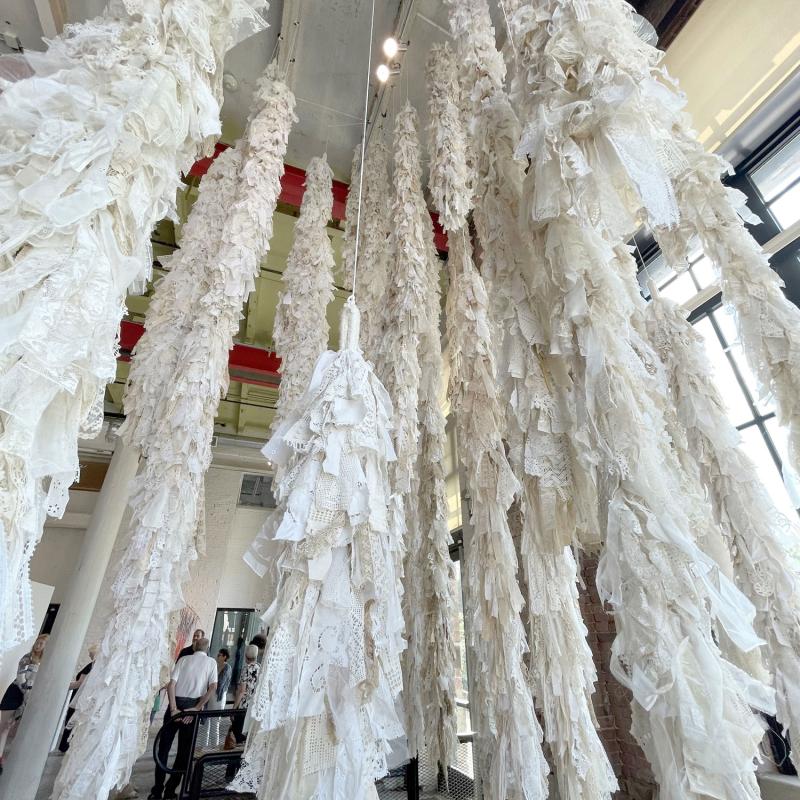 The Lace Forest at Fiberart International 2025