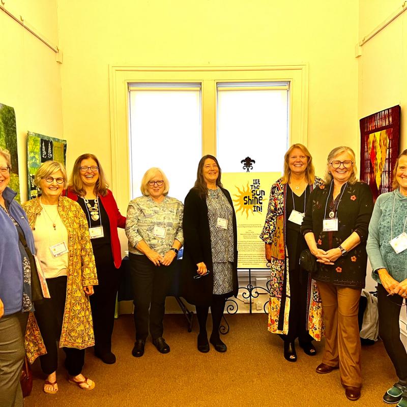 Opening Artist Receiption for "Let the Sun Shine In!" Exhibition - Virginia Quilt Museum