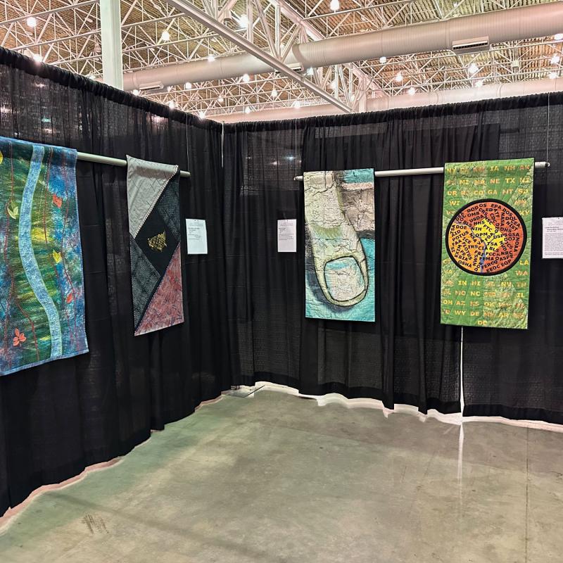More work from Simple Lines at the Mid-Atlantic Quilt Festival 2023