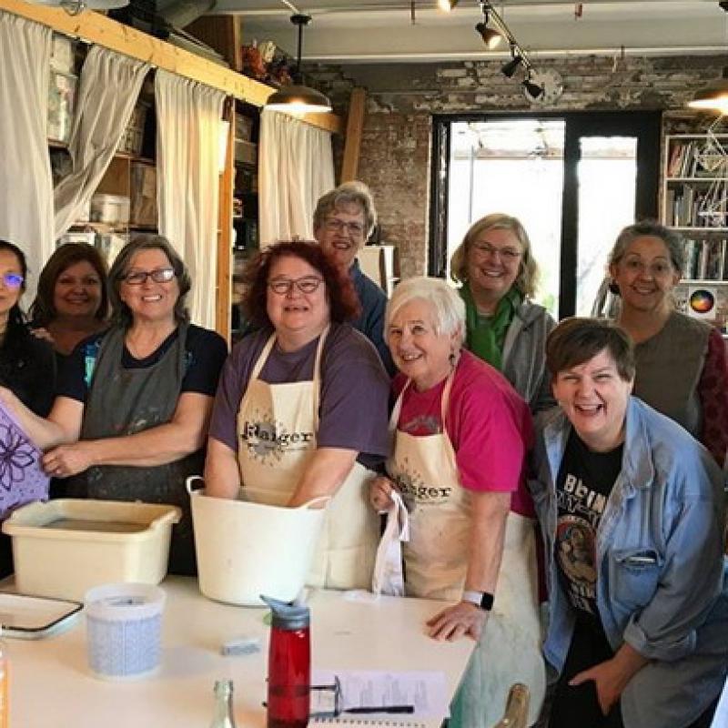 North Texas Members Do Cochineal Dyeing