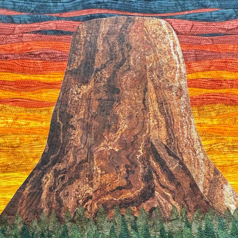 Sacred Flame at Devil’s Tower by Angela  McPherson