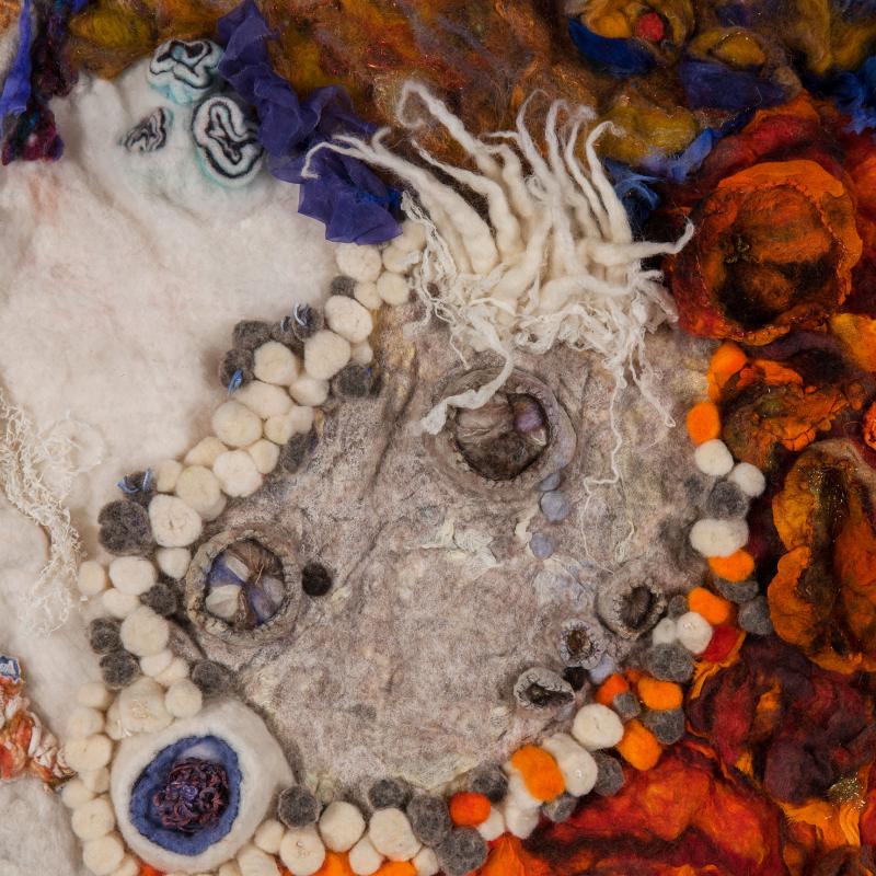 Coral Sea - detail H 64" W45" D 6" photo by Steve Ryan