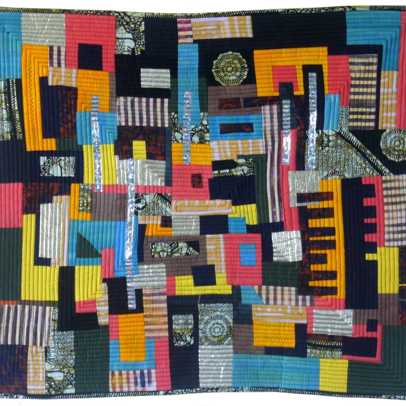  African Quilts: All That Jazz; 26" x 29", cotton