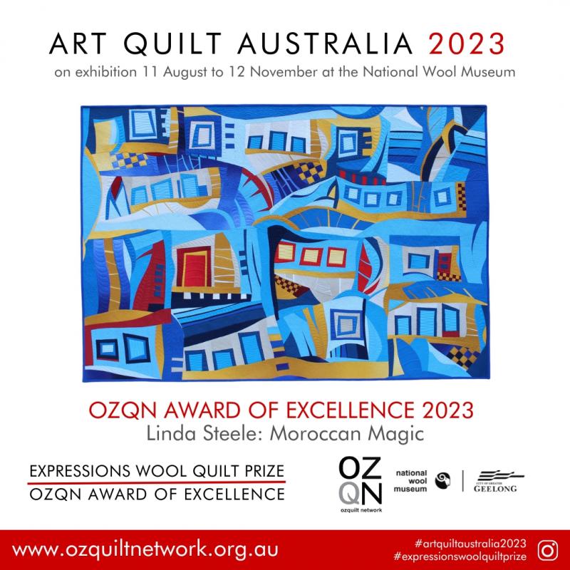 Art Quilt Australia 2023 promo