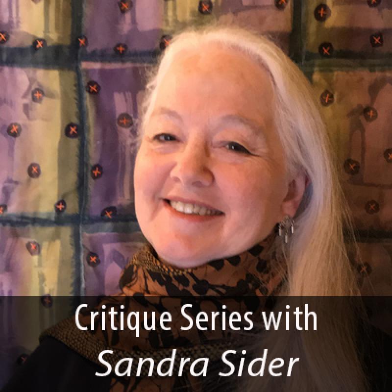Critique Series with Sandra Sider