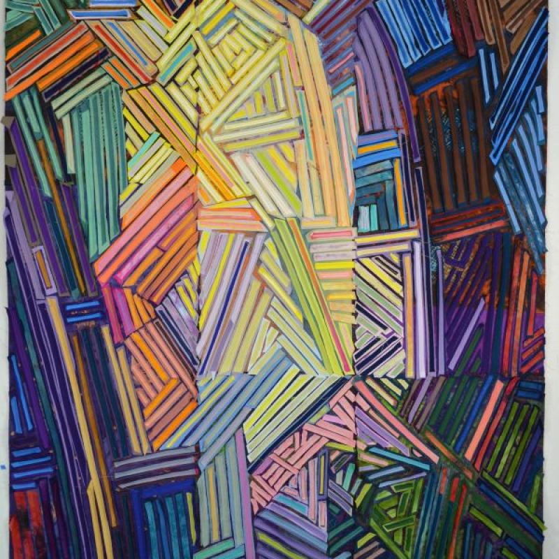  Kit Vincent - Kilter (quilt made of lots of small strips)