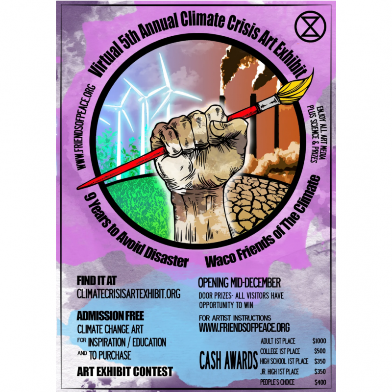 Waco Friends of the Climate poster