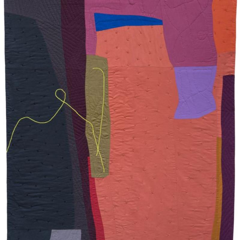 Katie Chester - Songs from My Belly (abstract quilt with large color blocks)