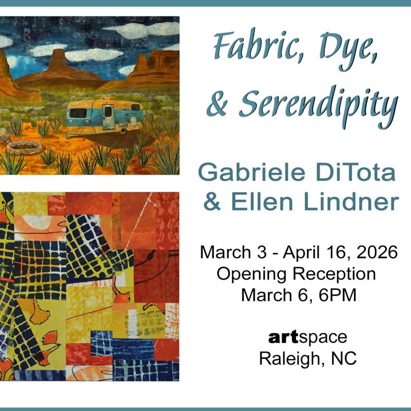 Gabriele DiTota & Ellen Lindner Parallel Lives & Easily Distracted (event flyer)